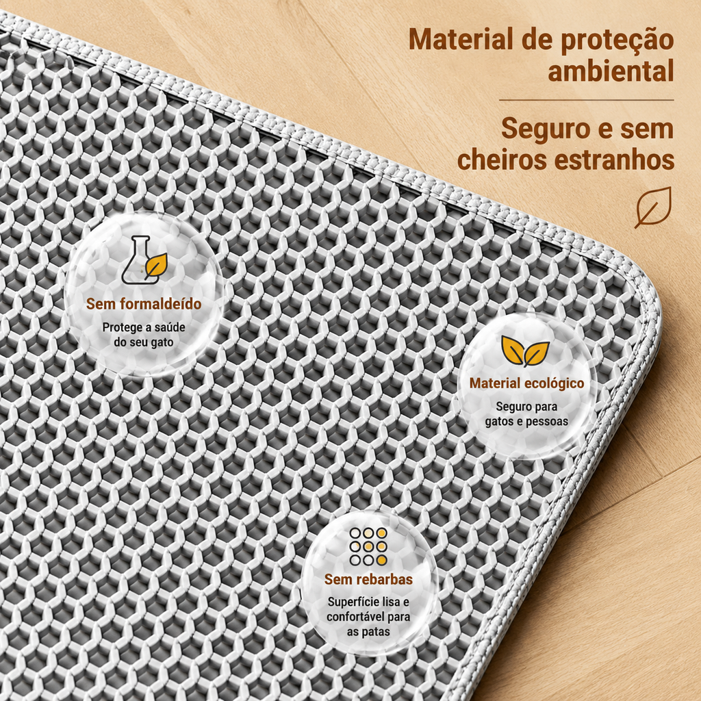 Tapete Higiênico para Areia de Gatos