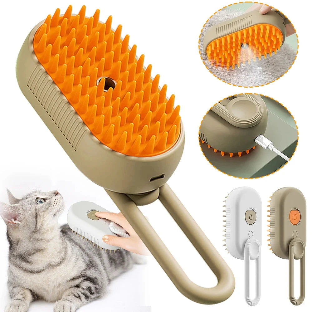 Escova Vaporizadora Elétrica para Pets - foto principal