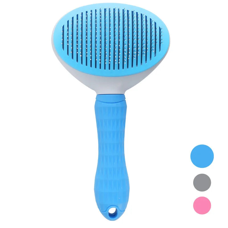 Escova Auto Limpante para Pets - uso em gato