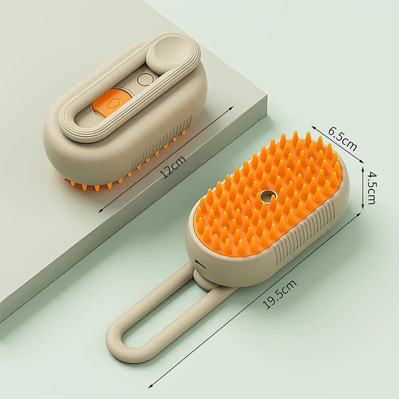 Escova Vaporizadora Elétrica para Pets - kit completo
