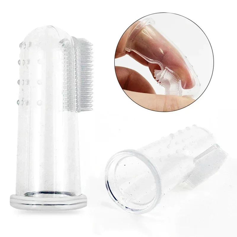 Escova de Dente de Dedo para Pets