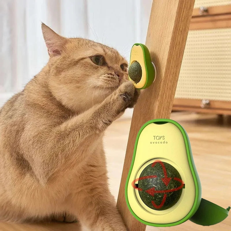 Bolinha de Catnip Adesiva para Gatos