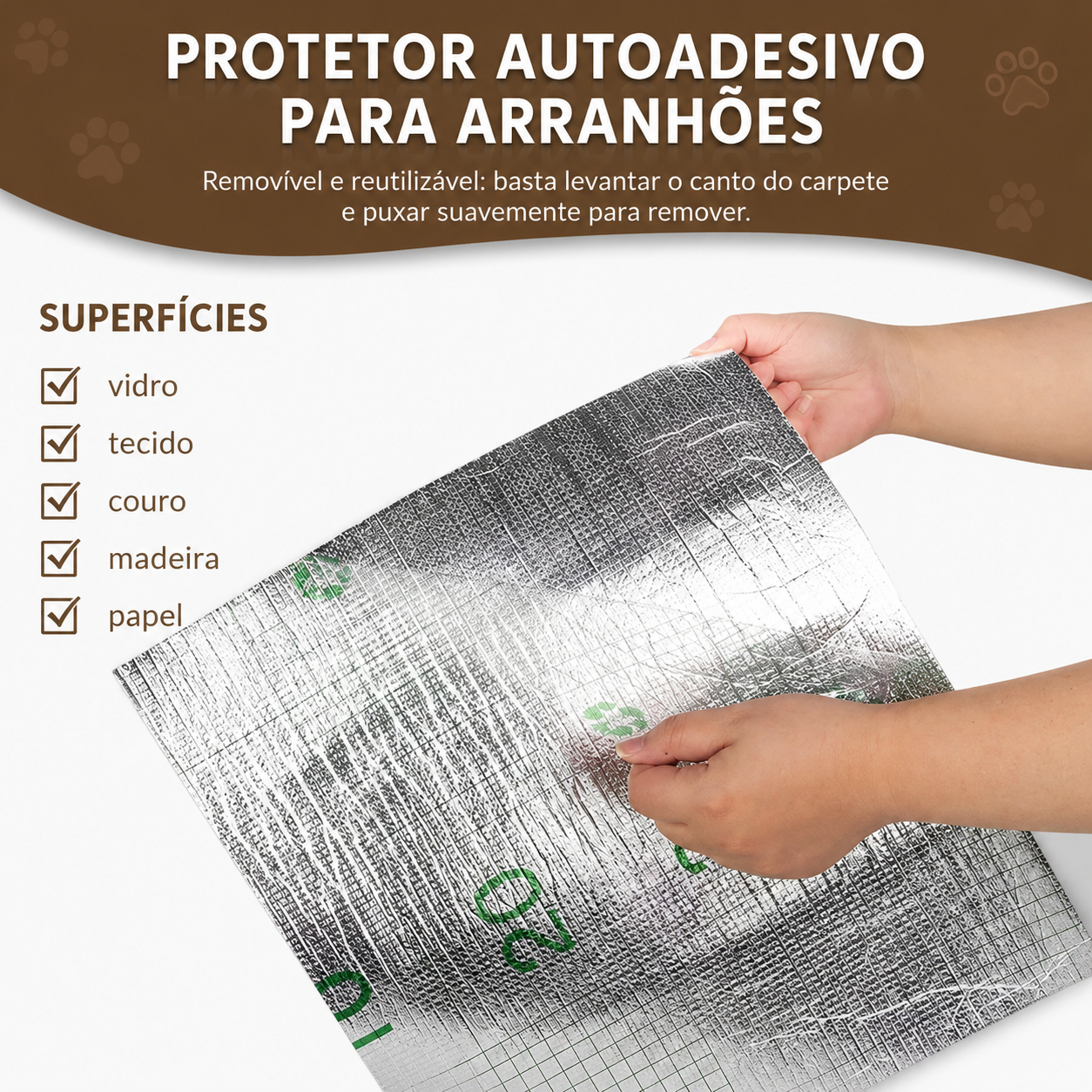 Tapete Arranhador Auto-Adesivo para Gatos