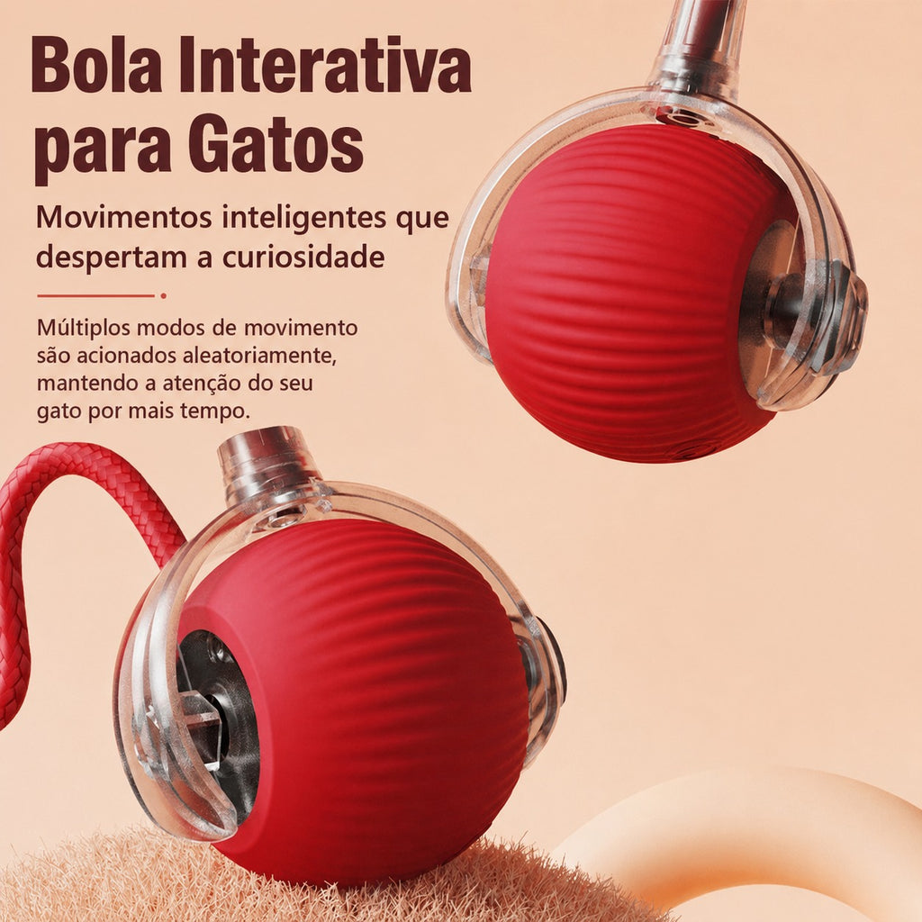 Bolinha Automática para Gatos