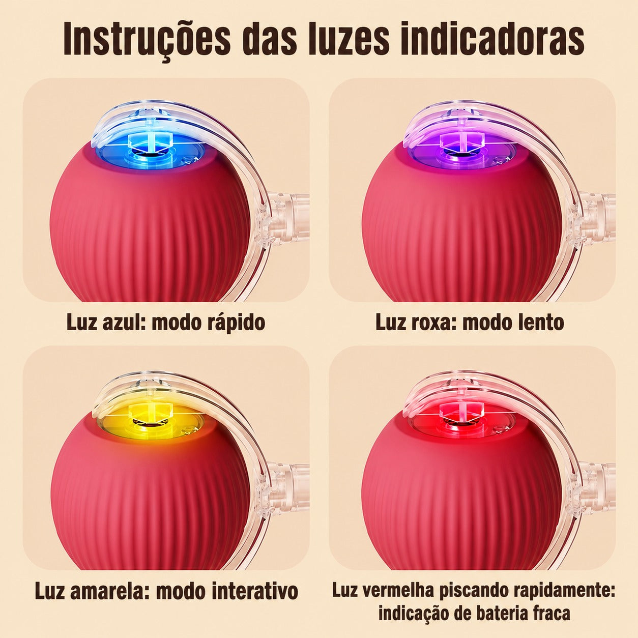 Bolinha Automática para Gatos