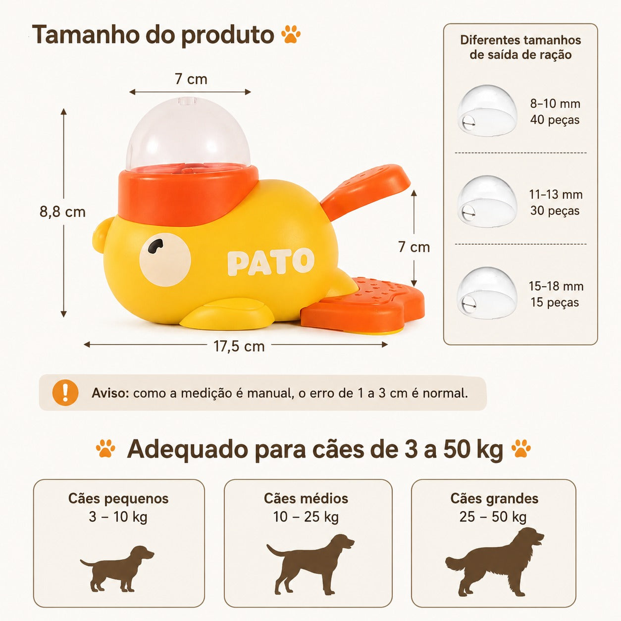 Comedouro Lento Formato Pato para Pets