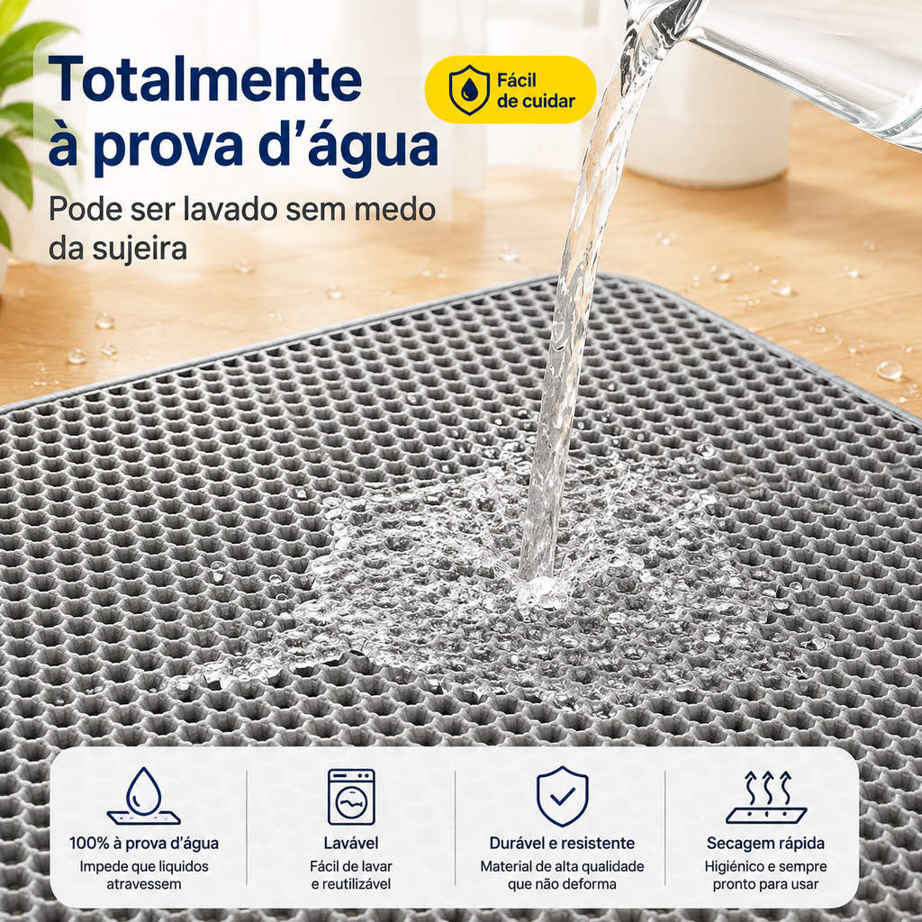 Tapete Higiênico para Areia de Gatos