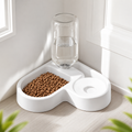Comedouro e Bebedouro Duplo Automático para Pets