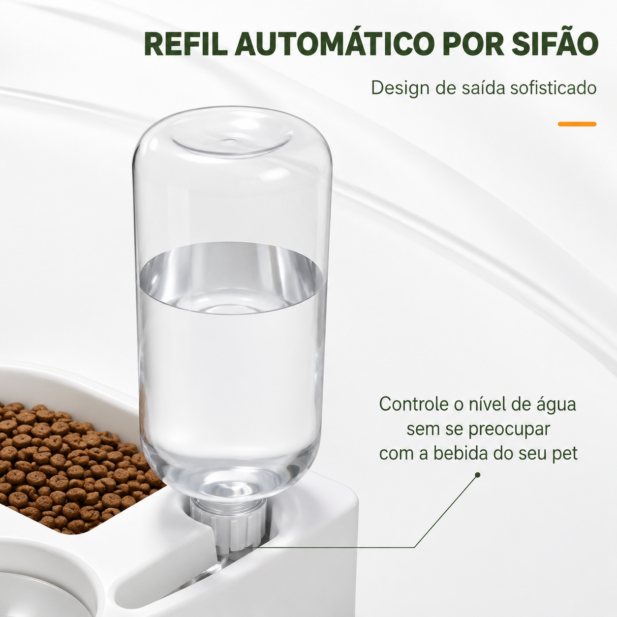 Comedouro e Bebedouro Duplo Automático para Pets