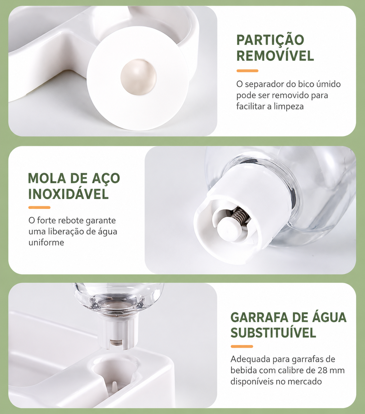 Comedouro e Bebedouro Duplo Automático para Pets