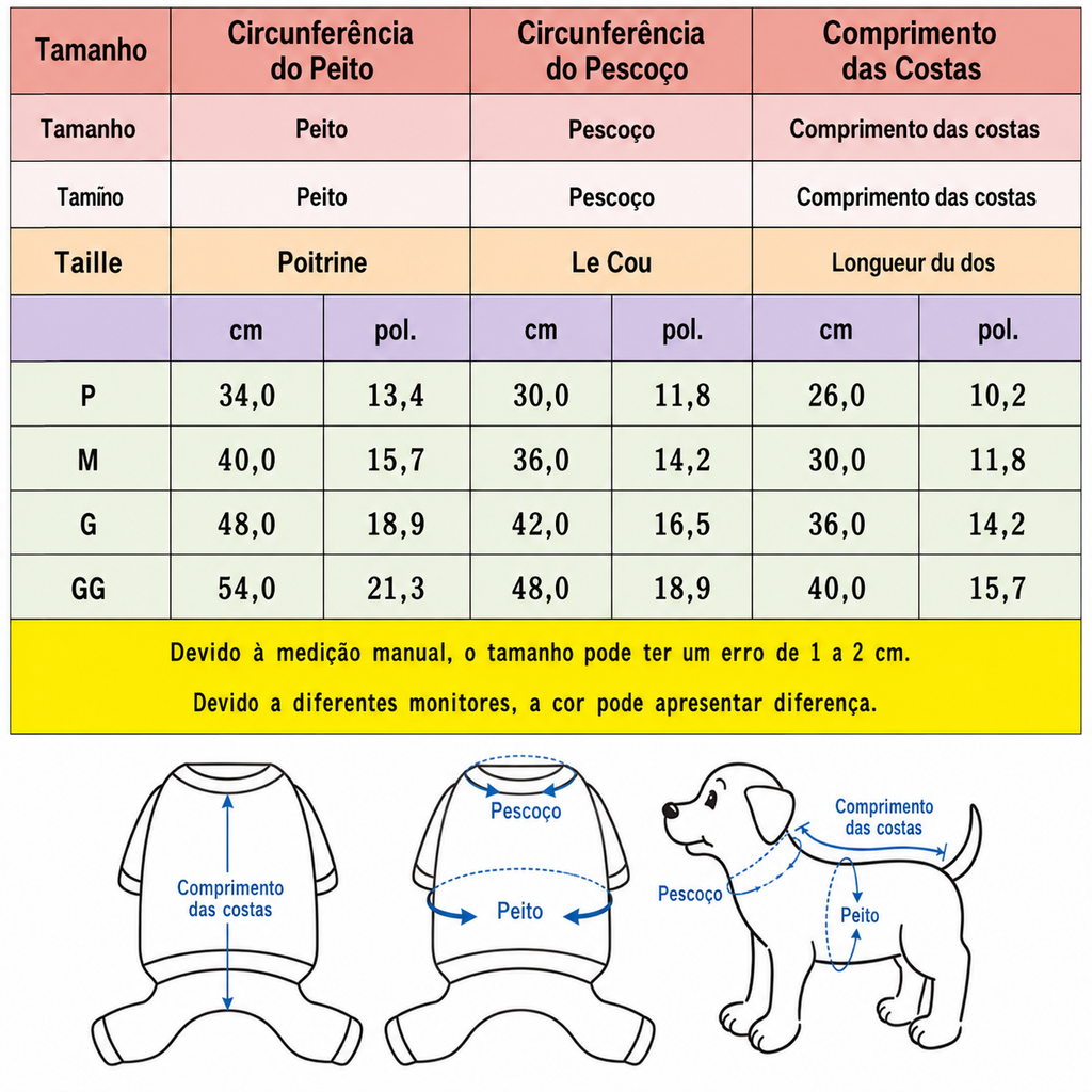 Casaquinho Fleece com Argola para Cães Pequenos